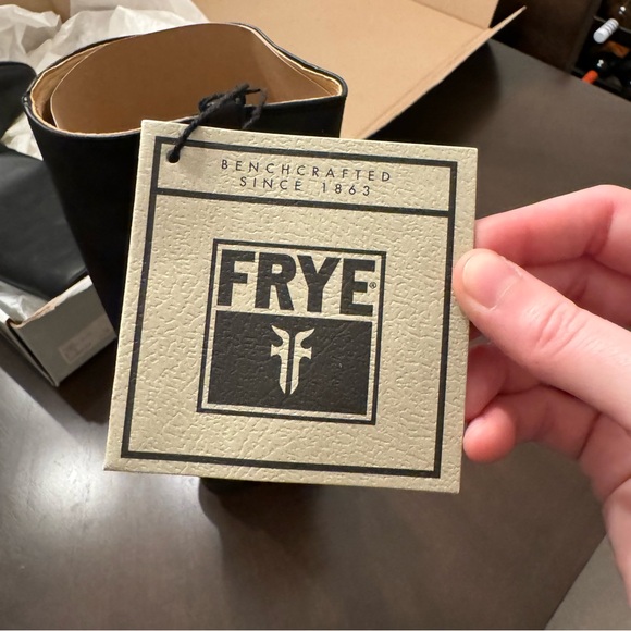 NWT Black Leather Frye Boots - Picture 6 of 11